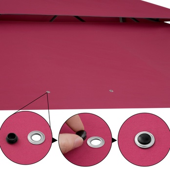 Záhradný altán TOPAS červená 5