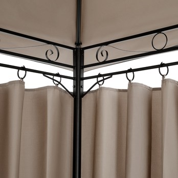 Záhradný altán TOPAS sivá 3