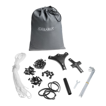 Záhradný altán TOPAS sivá 10