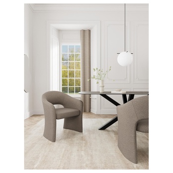 Jedálenská stolička TORI sivohnedá 1