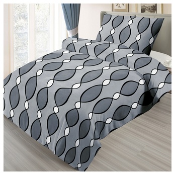 Posteľná bielizeň TORNERO sivá, 2 ks 70x90 a 200x220 cm 1