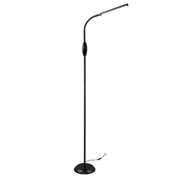 Stojacia LED lampa TORO čierna 2