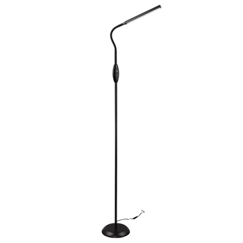 Stojacia LED lampa TORO čierna 5