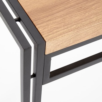 Písací stôl TORRIN dub/čierna 2