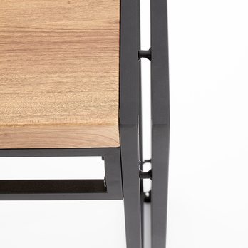 Písací stôl TORRIN dub/čierna 3