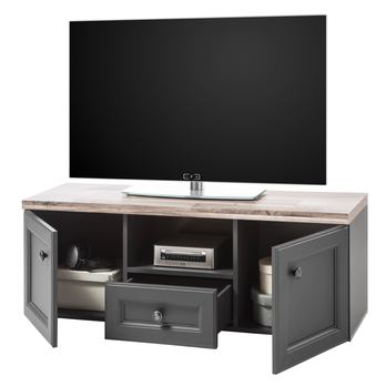 TV stolík TOSKANA 5 timber wood/sivá 2