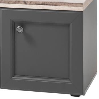 TV stolík TOSKANA 5 timber wood/sivá 3