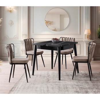 Jedálenský stôl TOTEM čierna 1