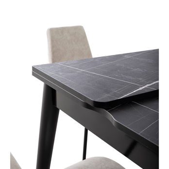 Jedálenský stôl TOTEM čierna 6