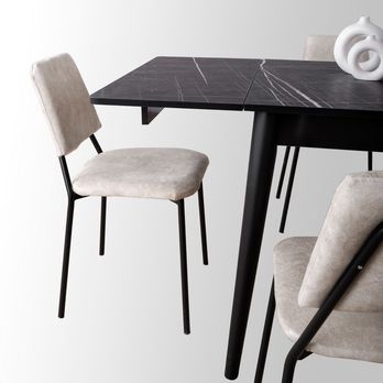 Jedálenský stôl TOTEM čierna 9