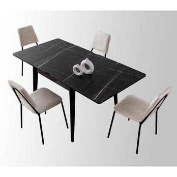 Jedálenský stôl TOTEM čierna 13