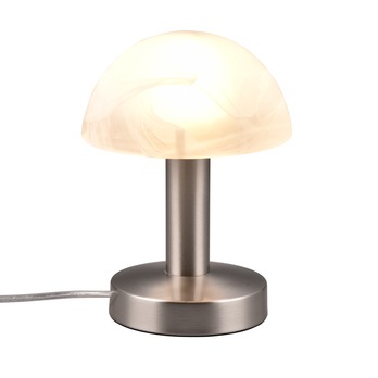 Stolná lampa TOUCH ME 4 biela/strieborná 1