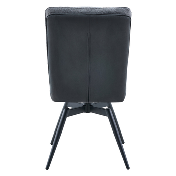 Jedálenská stolička TOVIANA tmavosivá/vintage antracitová 2