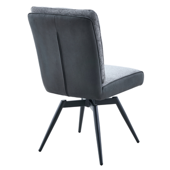 Jedálenská stolička TOVIANA tmavosivá/vintage antracitová 3