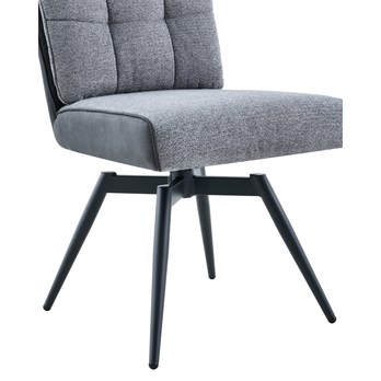 Jedálenská stolička TOVIANA tmavosivá/vintage antracitová 8