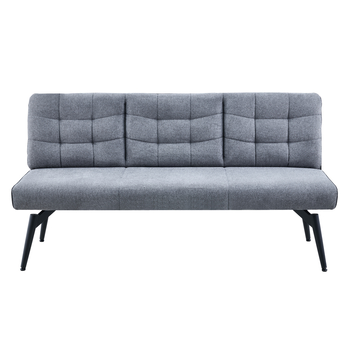 Jedálenská lavica TOVIANA tmavosivá/vintage antracitová 1