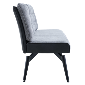 Jedálenská lavica TOVIANA tmavosivá/vintage antracitová 4