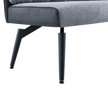 Jedálenská lavica TOVIANA tmavosivá/vintage antracitová 9