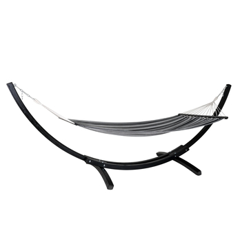 Hojdacia sieť so stojanom TRAPULA sivá/čierna 3