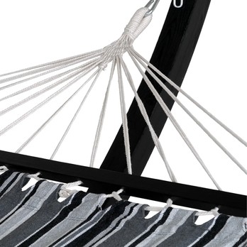 Hojdacia sieť so stojanom TRAPULA sivá/čierna 4