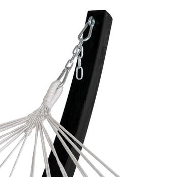 Hojdacia sieť so stojanom TRAPULA sivá/čierna 5