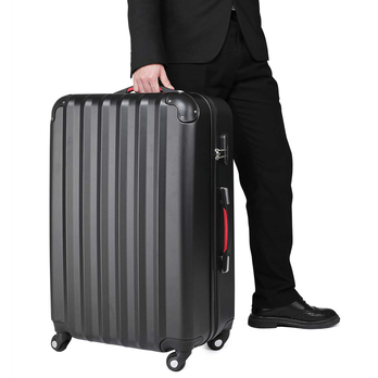 Cestovný kufor TRAVEL čierna, objem 90 l 9