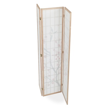 Paraván TREE biela/smrek 5