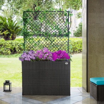 Kvetináč TRELL hnedá 1