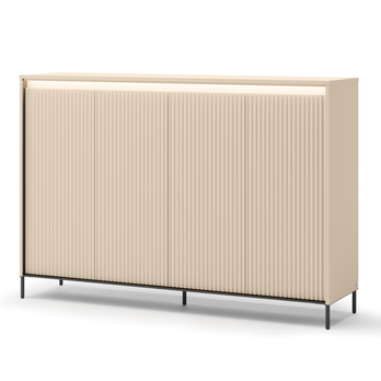 Komoda TREND 2 piesková/čierna 1