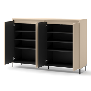 Komoda TREND 2 piesková/čierna 2