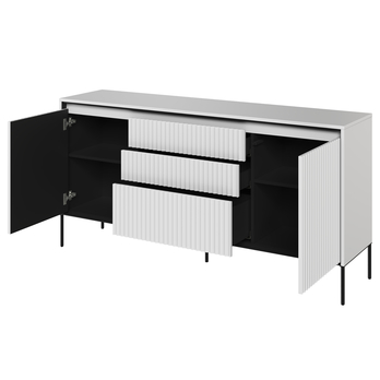 Komoda TREND TR-01 biela/čierna 1
