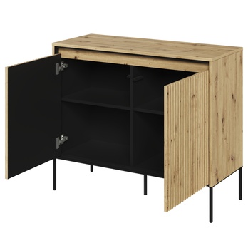 Komoda TREND TR-02 dub artisan/čierna 2