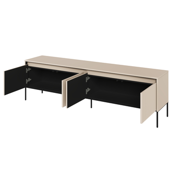 TV komoda TREND TR-06 béžová/čierna 1