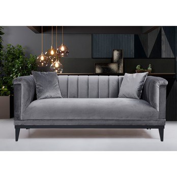 Pohovka TRENDY tmavosivá, šírka 190 cm 1