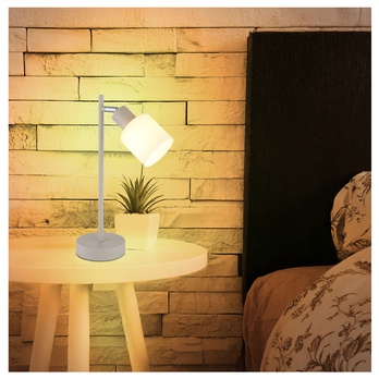 Stolná lampa TRENT piesková/biela 1