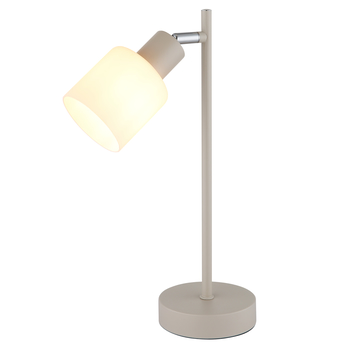 Stolná lampa TRENT piesková/biela 2