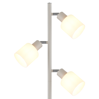 Stojacia lampa TRENT piesková/biela 3