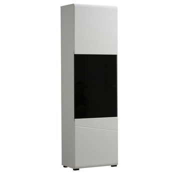 Vitrína TRENTINO I biela/biela vysoký lesk 3