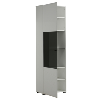 Vitrína TRENTINO I biela/biela vysoký lesk 4