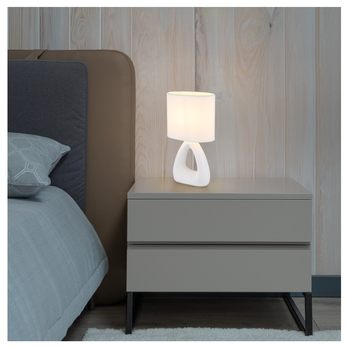 Stolná lampa TRIANGLE biela 1