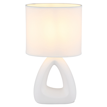 Stolná lampa TRIANGLE biela 3