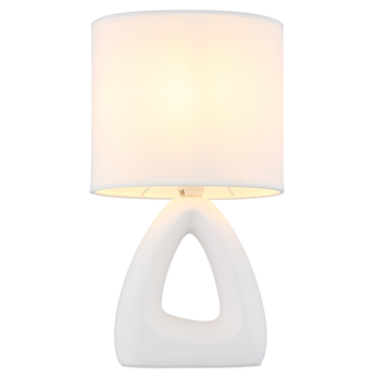 Stolná lampa TRIANGLE biela 4