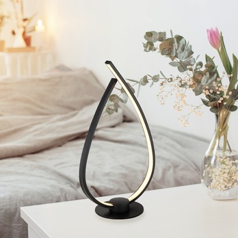 Stolná lampa TRINA čierna 1