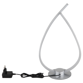 Stolná lampa TRINA strieborná 4