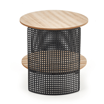 Konferenčný stolík TROFACO prírodná/čierna 1