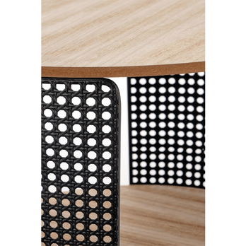 Konferenčný stolík TROFACO prírodná/čierna 2