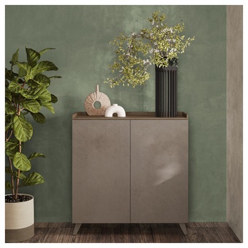 Komoda TROPA bronzová/orech 1