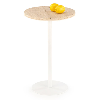 Konferenčný stolík TROVIRSU I travertín/biela 1