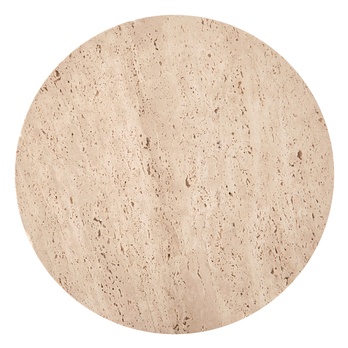 Konferenčný stolík TROVIRSU I travertín/biela 2