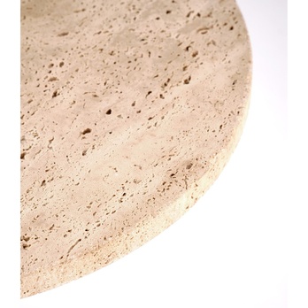 Konferenčný stolík TROVIRSU II travertín/biela 5